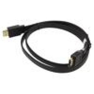 Kabel HDCP 2.2,HDMI 2.0,plochý HDMI vidlice,z obou stran PVC