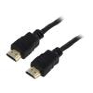 Kabel HDCP 2.2,HDMI 2.0 HDMI vidlice,z obou stran 2m černá
