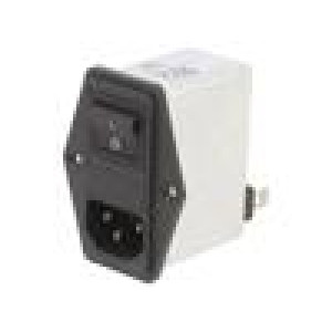 Konektor: napájecí AC zásuvka vidlice 6A 250VAC -25÷85°C 1MΩ