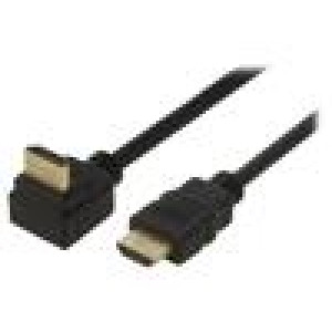 Kabel HDCP 2.2,HDMI 2.0 HDMI vidlice,HDMI zástrčka 270° PVC