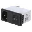 Konektor: napájecí AC zásuvka vidlice 6A 250VAC -25÷85°C 1MΩ