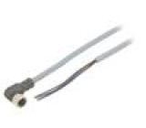 Kabel: pro snímače/automatizaci PIN: 3 úhlový 5m M8 60VAC 4A