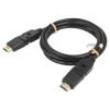 Kabel HDCP 2.2,HDMI 2.0 PVC 3m černá 30AWG Žíla: CCS