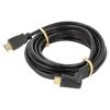 Kabel HDCP 2.2,HDMI 2.0 HDMI vidlice,HDMI zástrčka 90° PVC