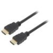 Kabel HDMI 1.4 HDMI vidlice,z obou stran 0,5m černá 30AWG