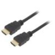 Kabel HDMI 1.4 HDMI vidlice,z obou stran 5m černá 30AWG