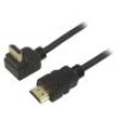 Kabel HDCP 2.2,HDMI 2.0 HDMI vidlice,HDMI zástrčka 270° PVC