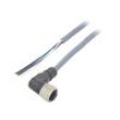 Kabel: pro snímače/automatizaci PIN: 4 úhlový 5m M12 250VAC 4A