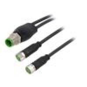 Kabel: pro snímače/automatizaci M8 PIN: 3 přímý 1,5m zástrčka