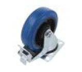Pojezdové kolo Ø: 125mm W: 36mm H: 159mm otočné s brzdou 200kg