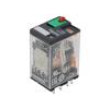 Relay: electromagnetic 4PDT Icontacts max: 6A 6A/250VAC socket