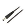 Kabel 2x0,35mm2 vodiče,DC 4,8/1,7 zástrčka přímý černá 0,5m