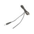 Kabel 2x0,35mm2 vodiče,DC 4,0/1,7 zástrčka přímý černá 1,5m