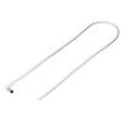 Kabel 2x0,5mm2 vodiče,DC 5,5/2,5 zástrčka úhlový bílá 0,5m