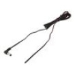 Kabel 2x0,35mm2 vodiče,DC 5,5/2,5 zástrčka úhlový černá 1,5m