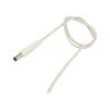 Kabel 2x0,35mm2 vodiče,DC 5,5/2,5 zástrčka přímý bílá 0,5m