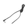 Kabel 2x0,5mm2 vodiče,DC 5,5/2,5 zástrčka úhlový černá 1,5m