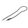 Kabel 1x0,75mm2 vodiče,DC 5,5/2,1 zástrčka přímý černá 0,5m