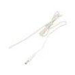 Kabel 2x0,35mm2 vodiče,DC 3,5/1,3 zástrčka přímý bílá 1,5m