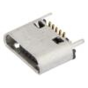 Socket USB B micro SMT PIN: 5 vertical USB 2.0 1.8A