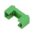 Zásuvka válcové pojistky THT 5x20mm -30÷85°C 6,3A zelená
