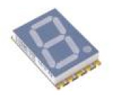 LED display SMD jednomístný 7-segmentový 14,22mm  