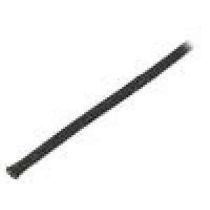 CPS3B-100-CV0 Polyester conduit ØBraid : 2÷5,nom.3mm polyester black L: 100m