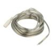 Kabel 2x0,5mm2 vodiče,DC 5,5/2,1 zásuvka přímý průhledná 5m