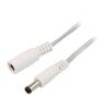 Kabel 2x0,5mm2 DC 5,5/2,1 zástrčka,DC 5,5/2,1 zásuvka přímý