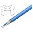 Wire: coaxial Twinax 2x20AWG stranded Cu 20AWG PVC blue 30m