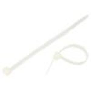 Cable tie L: 100mm W: 3.6mm polyamide natural 300pcs UL94V-2