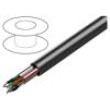 Wire pairs shielded with Al-PET foil PVC chrome 300V 30m