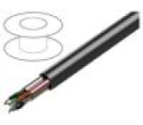 Wire pairs shielded with Al-PET foil PVC chrome 300V 30m