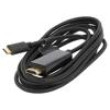Adapter HDMI 2.0,USB 3.1 HDMI plug,USB C plug 2m black