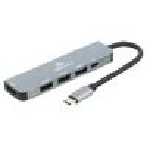 Adaptér USB 2.0,USB 3.1 5Gbps šedá Cablexpert