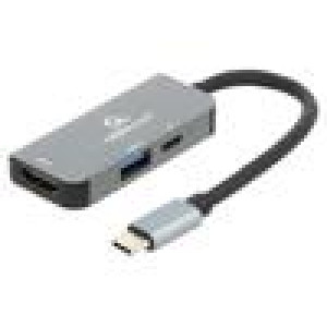 Adaptér USB 3.1 5Gbps šedá Cablexpert