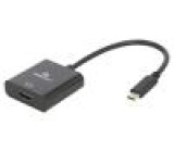 Adapter HDMI 1.4,USB 3.1 HDMI socket,USB C plug 0.15m black