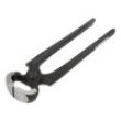 Carpenters pincers end,cutting phosphate head,forged,cure