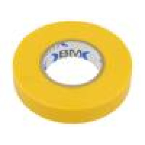 Páska: elektroizolační W: 15mm L: 25m Thk: 0,15mm žlutá 0÷90°C