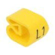 Označovače Označení: L1 8÷16mm PVC žlutá -30÷60°C nasunutí