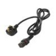 Kabel BS 1363 (G) vidlice,IEC C19 zásuvka 2m černá 13A 250V