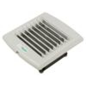 Ventilátor: DC axiální 24VDC 58m3/h kuličkové IP54 RAL 7035