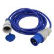Prodlužovací síťový kabel Zásuvky: 1 PUR modrá 3x2,5mm2 5m
