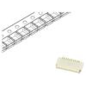 FFC/FPC F331 PIN: 10 oboustranné kontakty SMT 50V 500mA 0,5mm