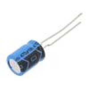 Kondenzátor: elektrolytický THT 470uF 16VDC Rozteč: 3,5mm ±20%