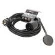 Prodlužovací síťový kabel Zásuvky: 1 guma černá 3x1mm2 7m 10A