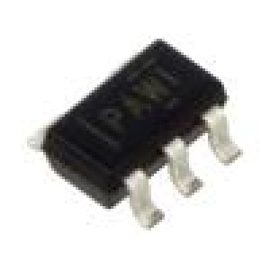 TPS3824-50DBVR IC: obvod dohledu power on reset monitor (PoR) push-pull Ch: 1