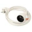 Prodlužovací síťový kabel Zásuvky: 1 PVC bílá 3x1mm2 3m 10A
