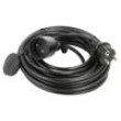 Prodlužovací síťový kabel Zásuvky: 1 PVC černá 3x1,5mm2 10m