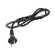 Kabel 2x1,5mm2 CEE 7/17 (C) vidlice,vodiče PUR 1,5m černá